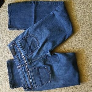 X2 Denim Laboratory Bejeweled Medium Wash Denim Bootcut Jeans Size 31/10